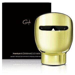 NEW IN BOX GYH  LED Light Face & Neck Mask WITH Handheld Light Wand